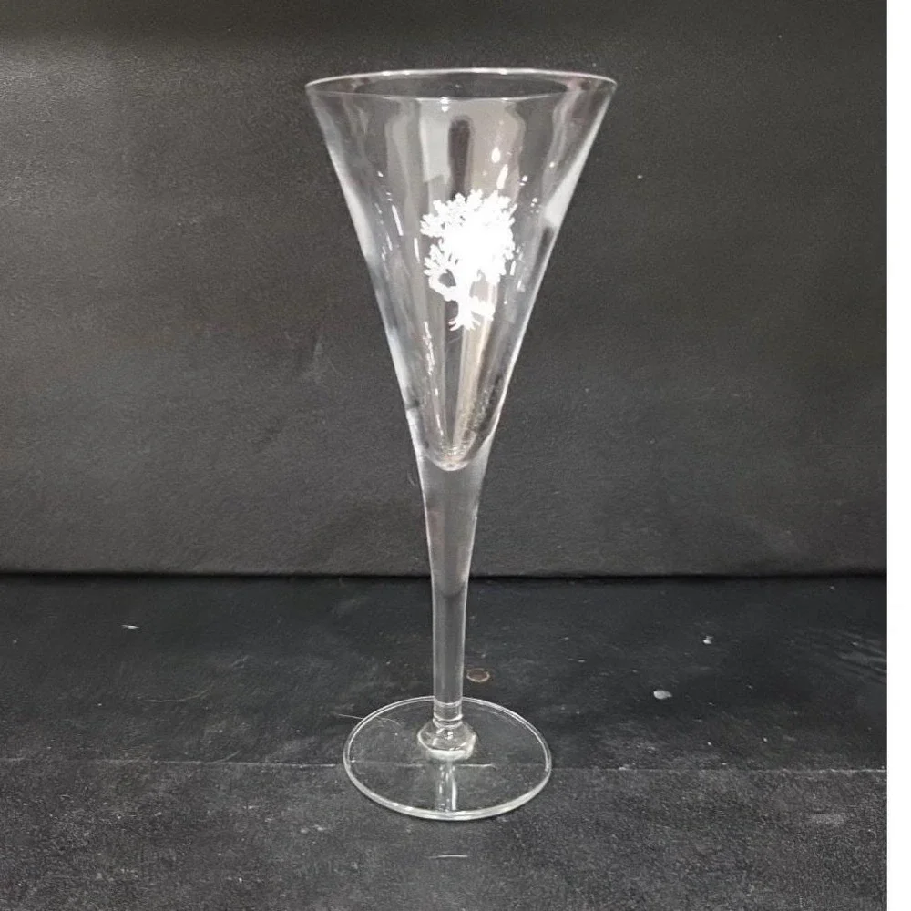 Pêcher Mignon‎ Fluted Cocktail Glass, Vintage Mid-Century Stemware, Barware